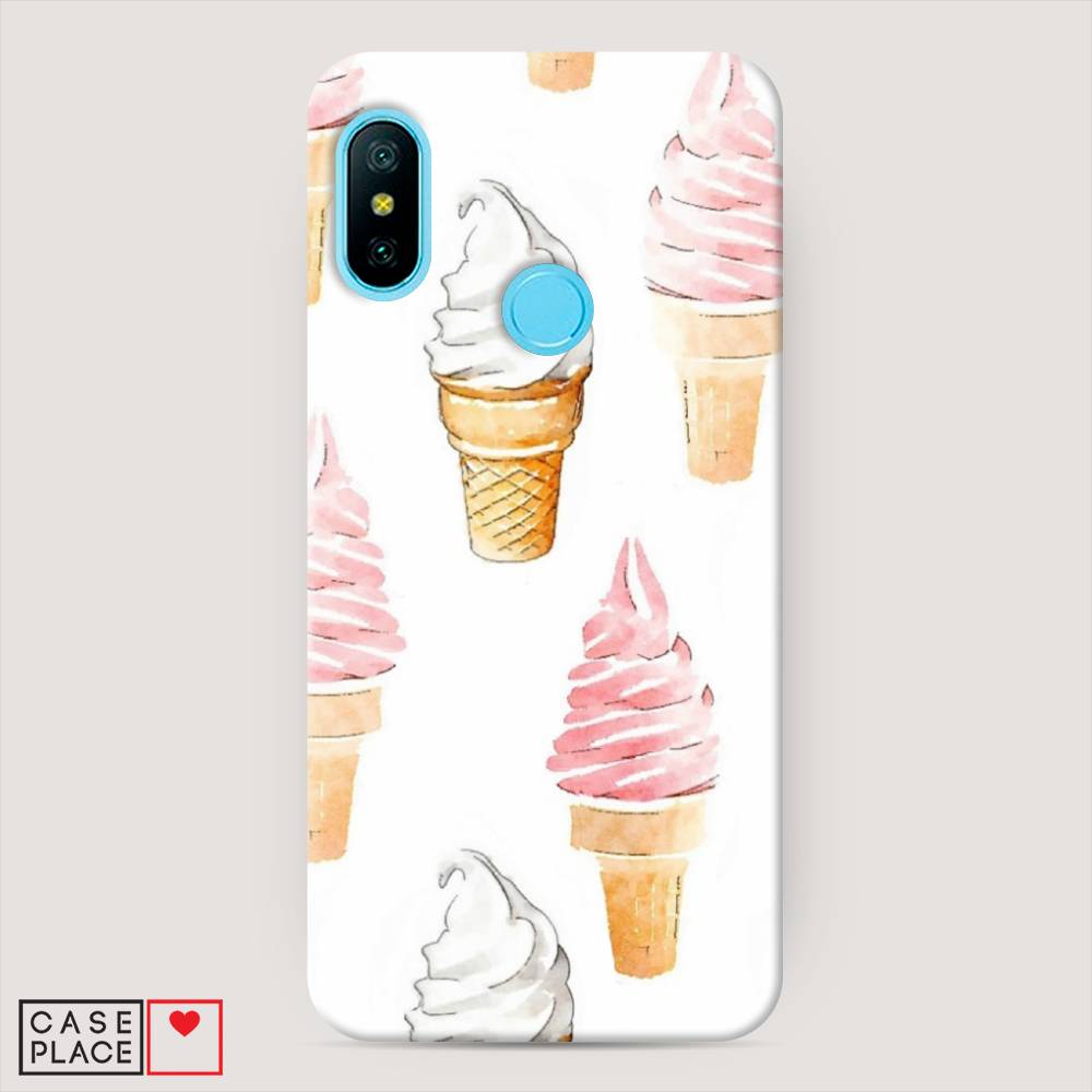 

Пластиковый чехол "Нарисованное мороженое" на Xiaomi Mi A2 Lite, 34220-7