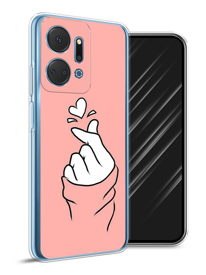 

Чехол Awog на Honor X7A Plus "Любовь-щелк", Оранжевый, 6121850-1