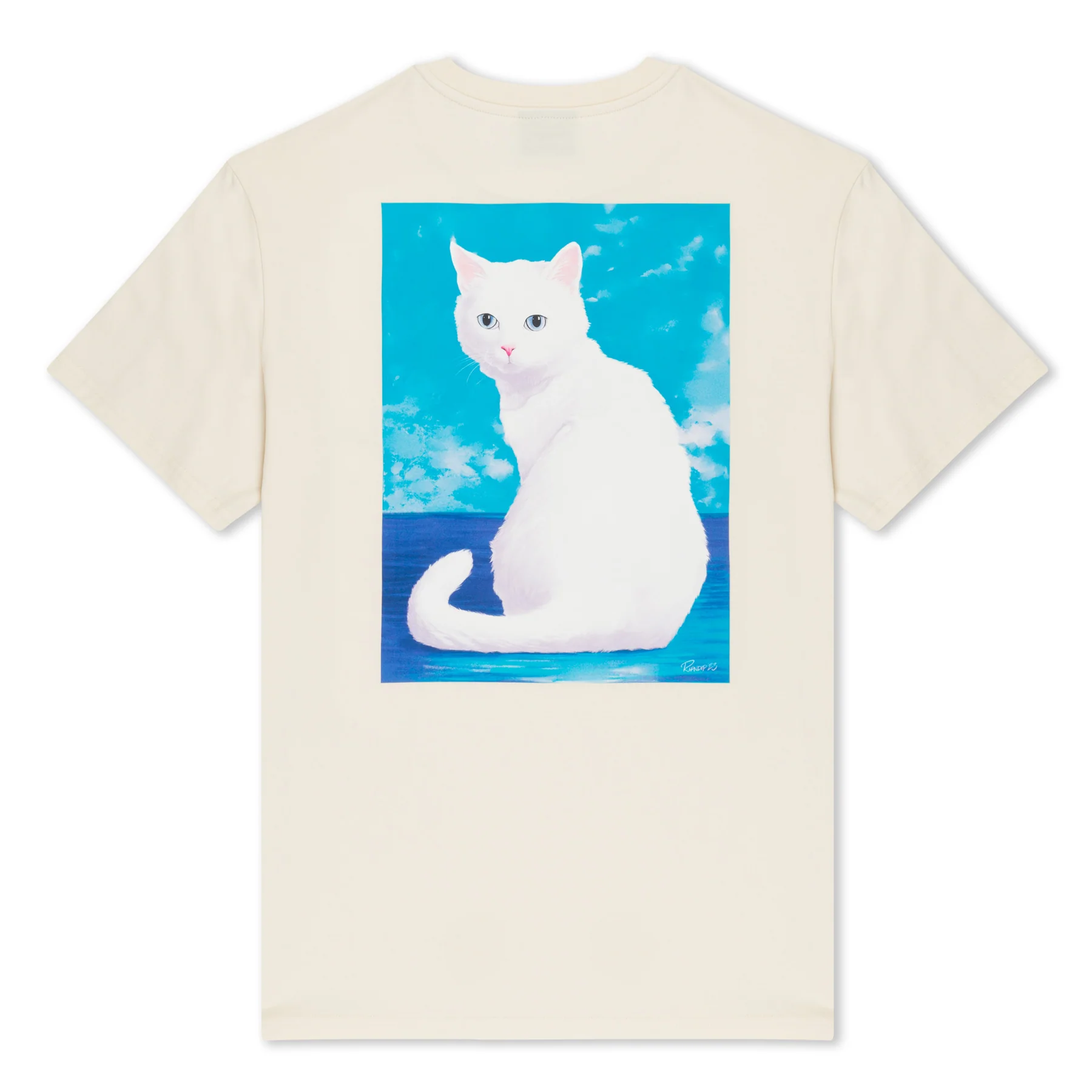 

Футболка мужская Ripndip Pretty Kitty бежевая XL, Бежевый, Pretty Kitty