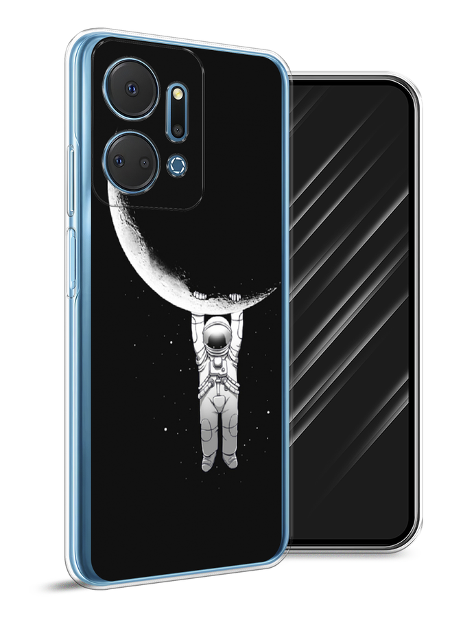 

Чехол Awog на Honor X7A Plus "Космонавт", Белый;черный, 6121850-1