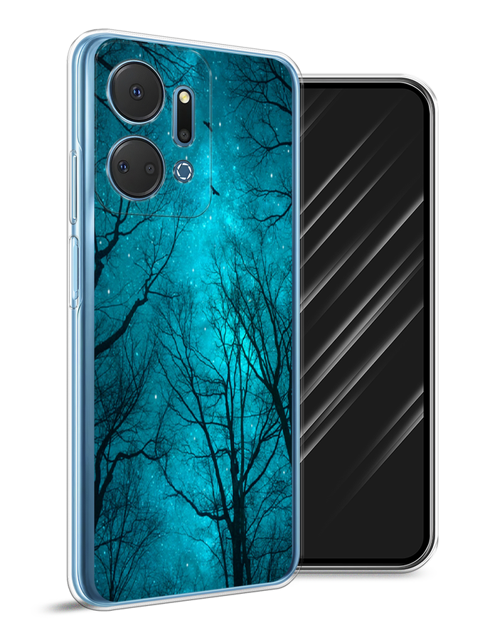 

Чехол Awog на Honor X7A Plus "Сказочный лес", Черный;бирюзовый, 6121850-1