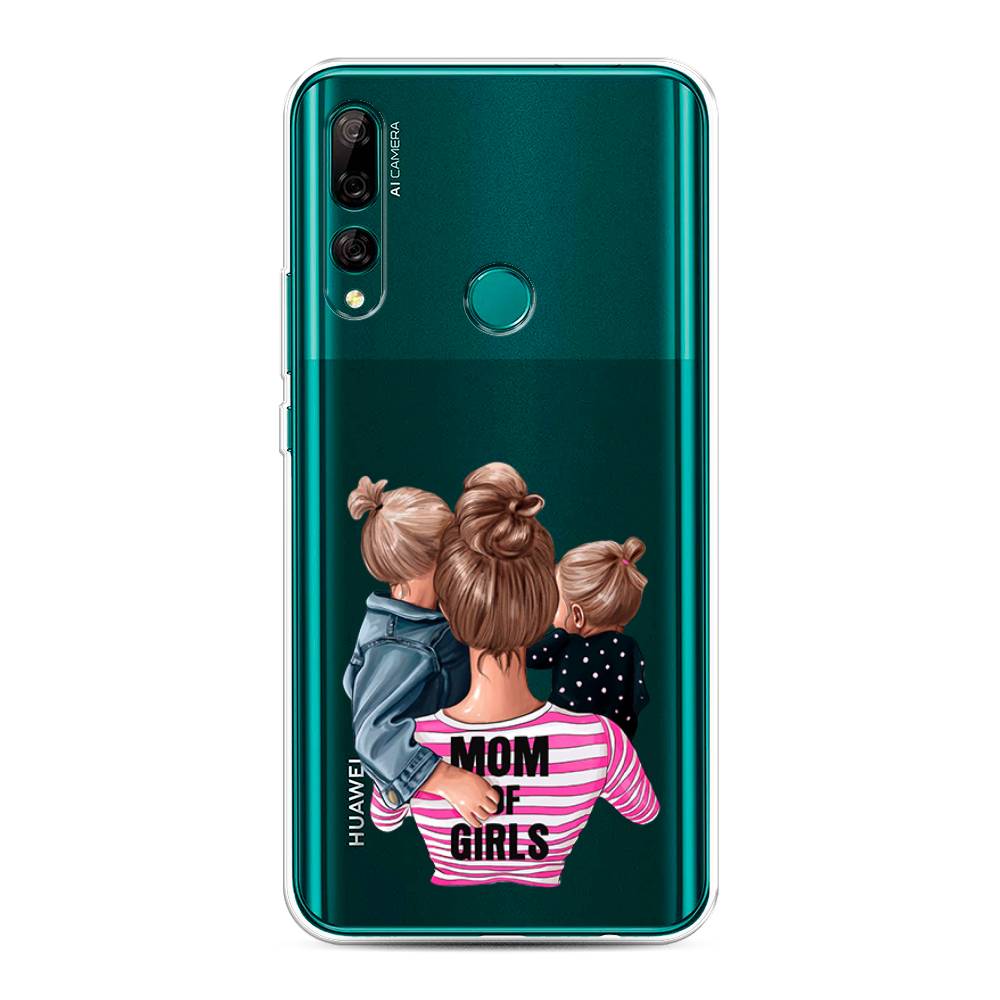 

Чехол Awog на Huawei Y9 Prime 2019 "Mom of Girls", Синий;розовый;черный, 611950-6