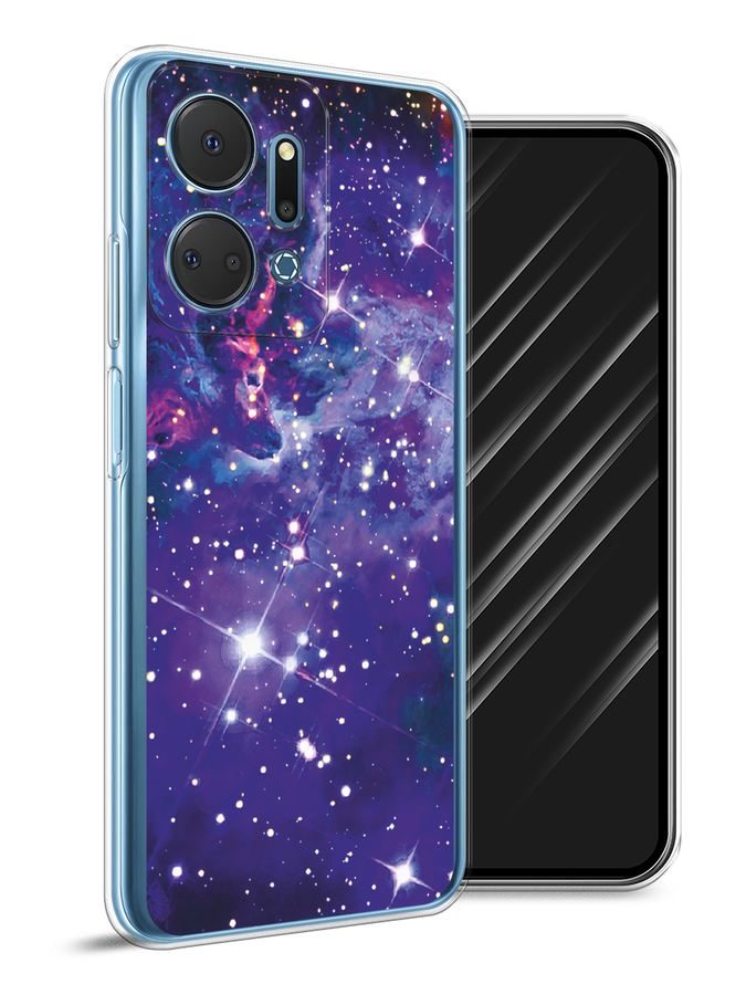 

Чехол Awog на Honor X7A Plus "Яркая галактика", Фиолетовый, 6121850-1