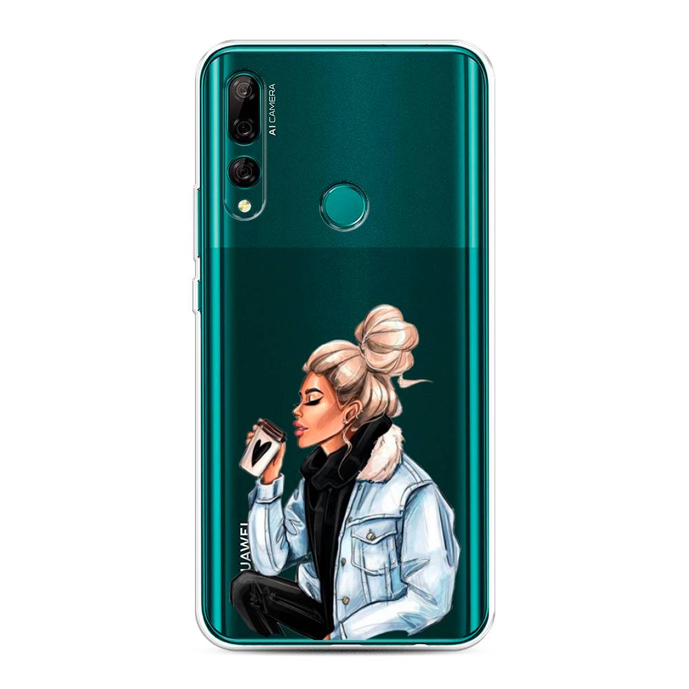 

Чехол Awog на Huawei Y9 Prime 2019 "Cute girl", Коричневый;бежевый, 611950-7