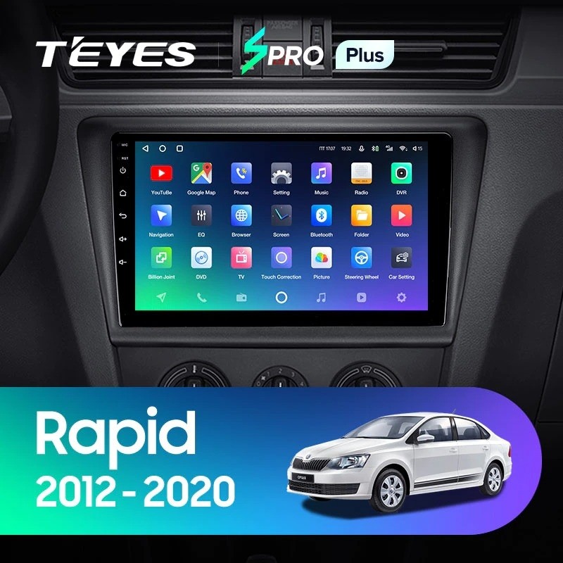 Автомобильная магнитола Teyes SPRO Plus 464 Skoda Rapid NH3 NH1 2012-2020 3360000₽