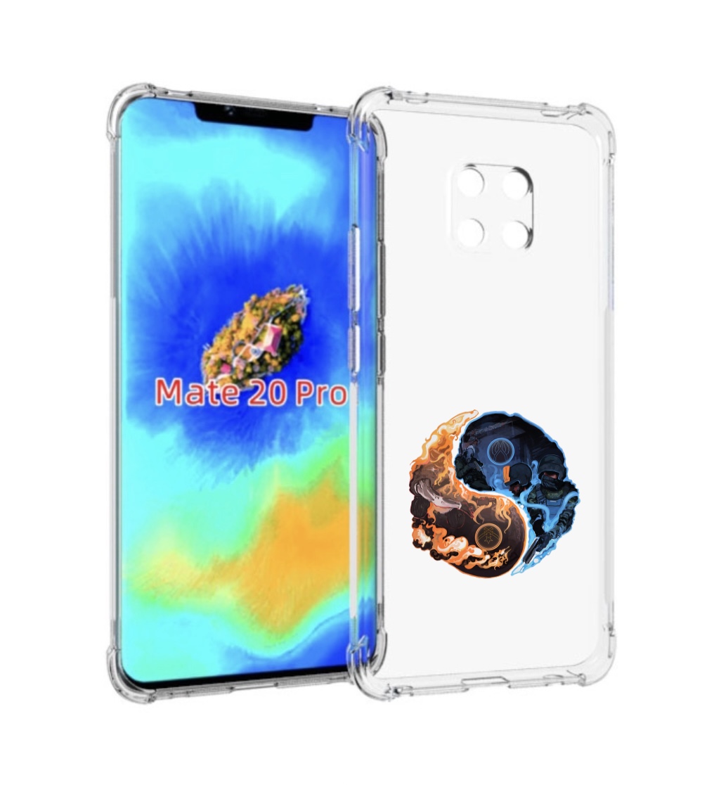 Чехол MyPads кс-го-инь-янь для Huawei Mate 20 Pro/Mate 20 RS 6.39