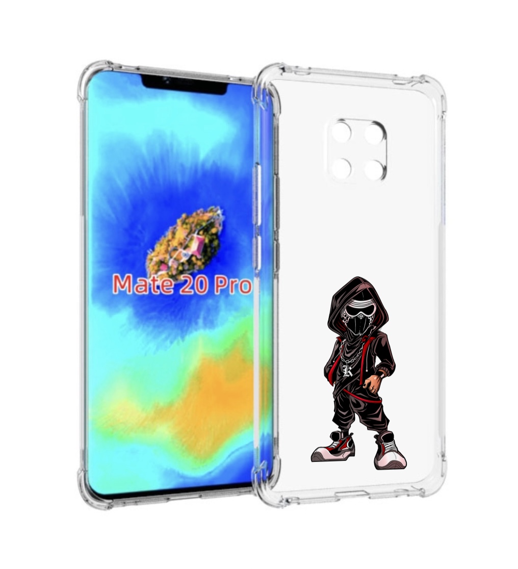

Чехол MyPads крутой-ниндзя для Huawei Mate 20 Pro/Mate 20 RS 6.39, Прозрачный, Tocco