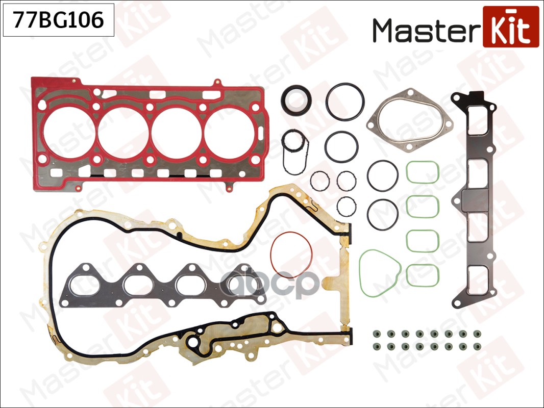 

MASTERKIT 77BG106 Набор прокладок двигателя AUDI A1/A3/SKODA Fabia/Octavia/VW Golf/Jetta/P