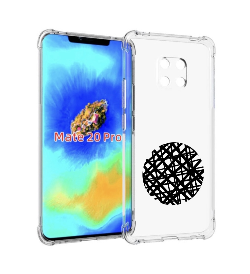 

Чехол MyPads круглая-абстракция для Huawei Mate 20 Pro/Mate 20 RS 6.39, Прозрачный, Tocco