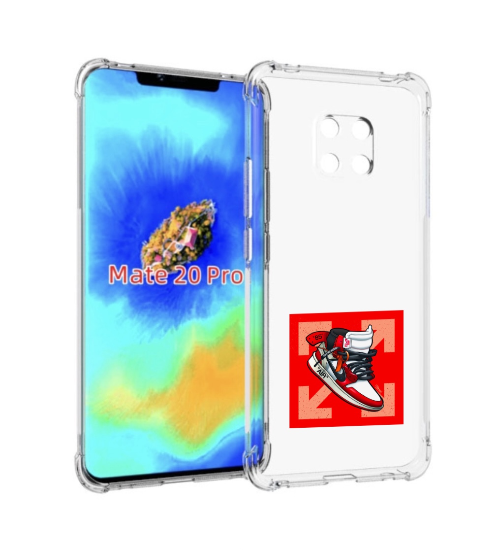 Чехол MyPads кроссовок джордан офвайт для Huawei Mate 20 Pro/Mate 20 RS 6.39