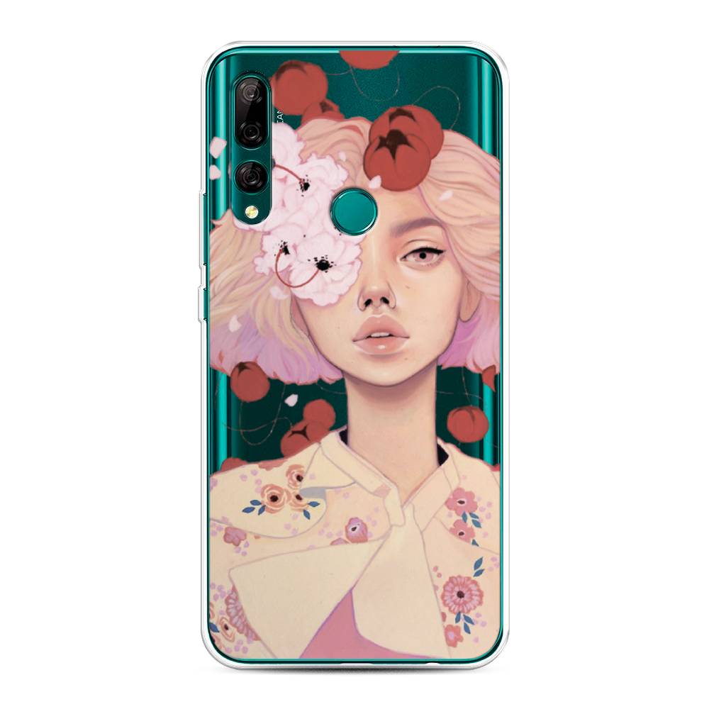 

Чехол Awog на Huawei Y9 Prime 2019 "Цветочная анархия", Бежевый;розовый;красный, 611950-7