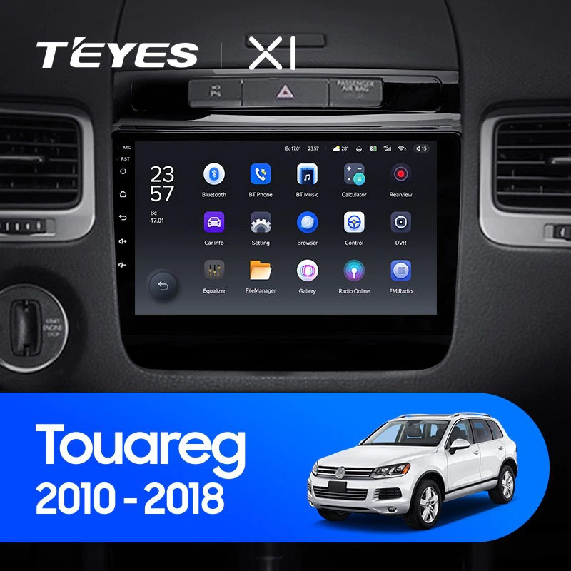 Автомобильная магнитола Teyes X1 4G 232 Volkswagen Touareg FL NF 2010-2018 Тип A 2830000₽