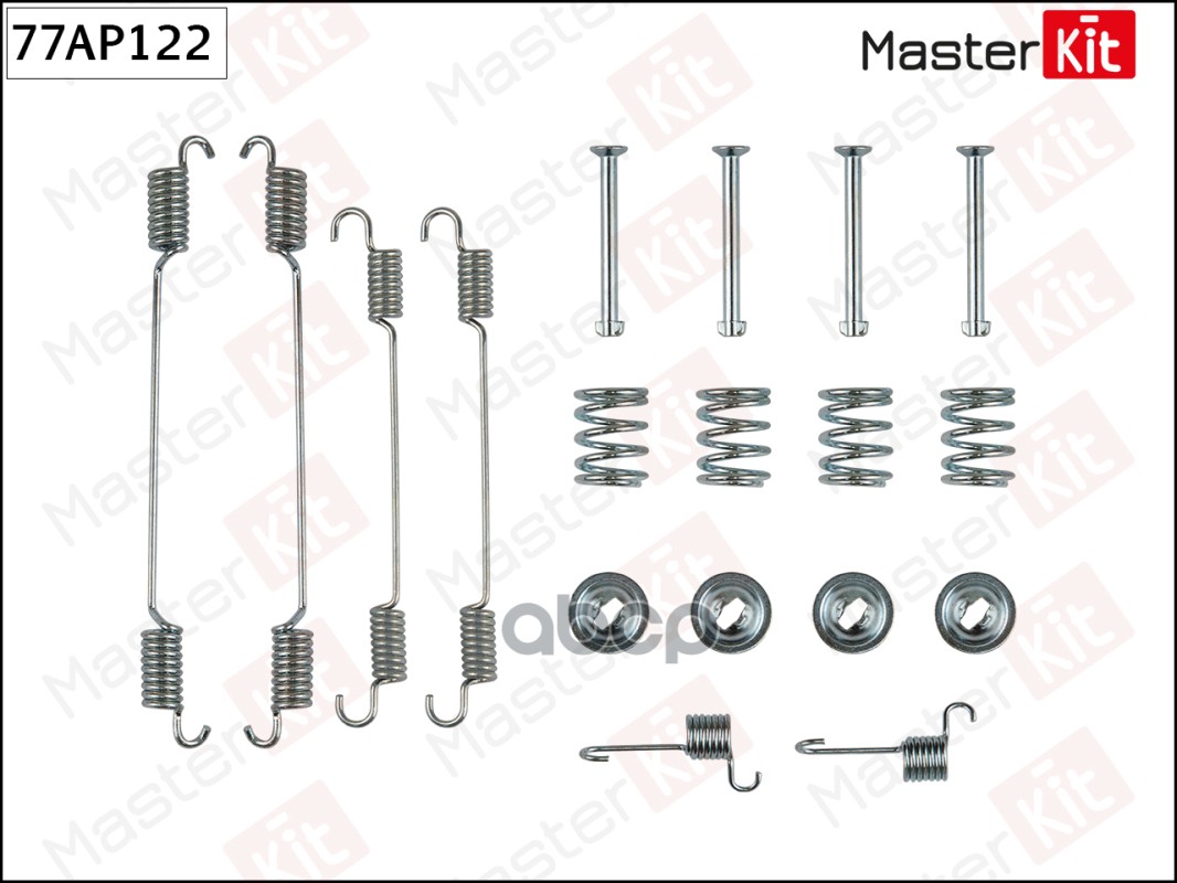 

MASTERKIT 77AP122 Комплект установочный тормозных колодок CITROEN Xsara Break (N2) 97-05 ,