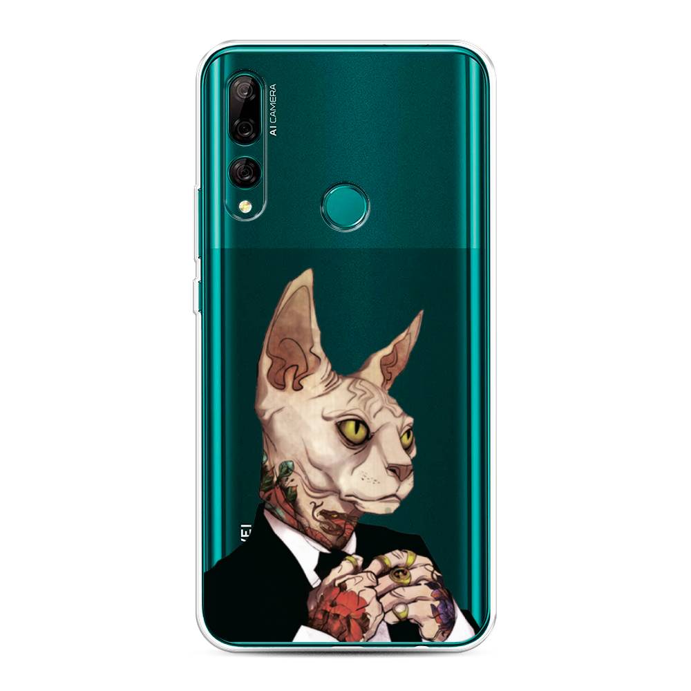 

Чехол Awog на Huawei Y9 Prime 2019 "Татуированный сфинкс", Бежевый;черный;красный, 611950-7