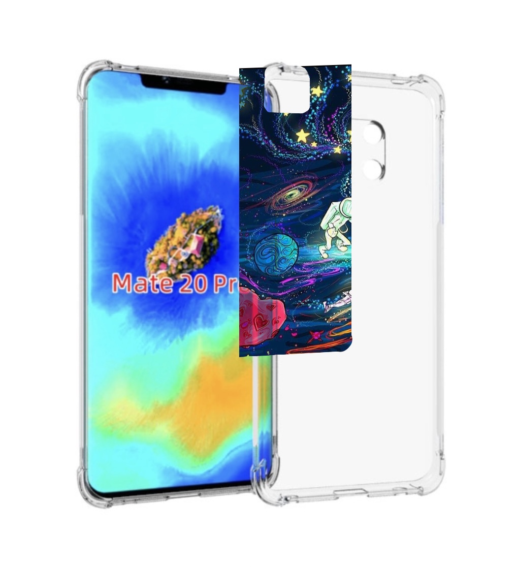 Чехол MyPads красочный космос для Huawei Mate 20 Pro/Mate 20 RS 6.39