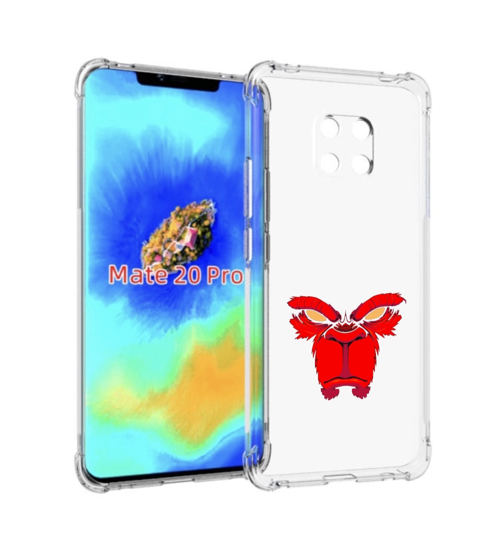 Чехол MyPads красная обезьяна в темноте для Huawei Mate 20 Pro/Mate 20 RS 6.39