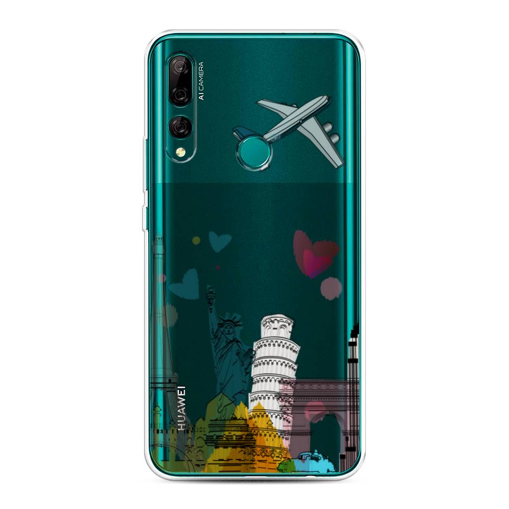 

Чехол Awog на Huawei Y9 Prime 2019 "Самолет путешествий", Желтый, 611950-10