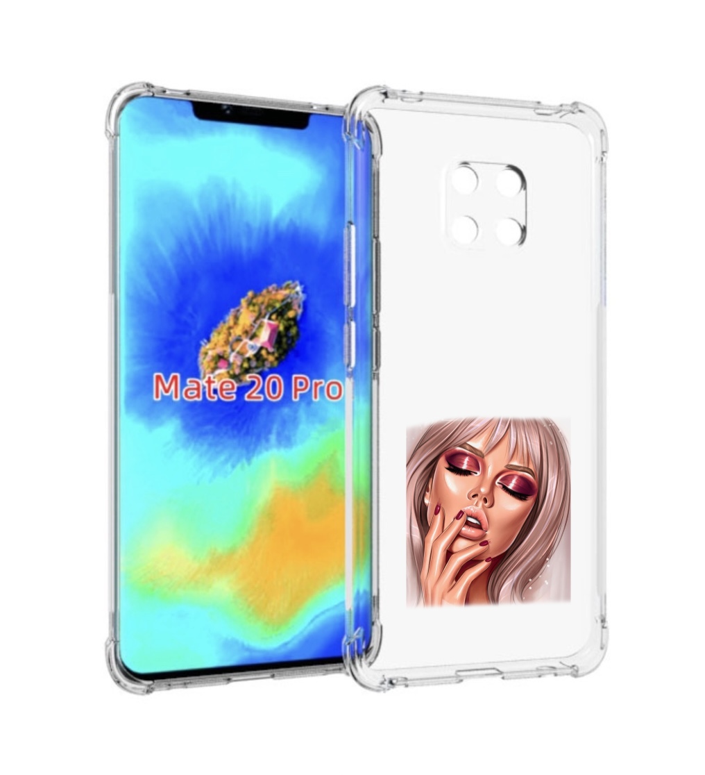 

Чехол MyPads красивый-портрет-девушки женский для Huawei Mate 20 Pro/Mate 20 RS 6.39, Прозрачный, Tocco