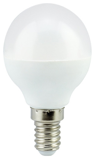 Светодиодная лампа globe LED 7,0W G45 220V E14 2700K шар (композит) Ecola K4GW70ELC