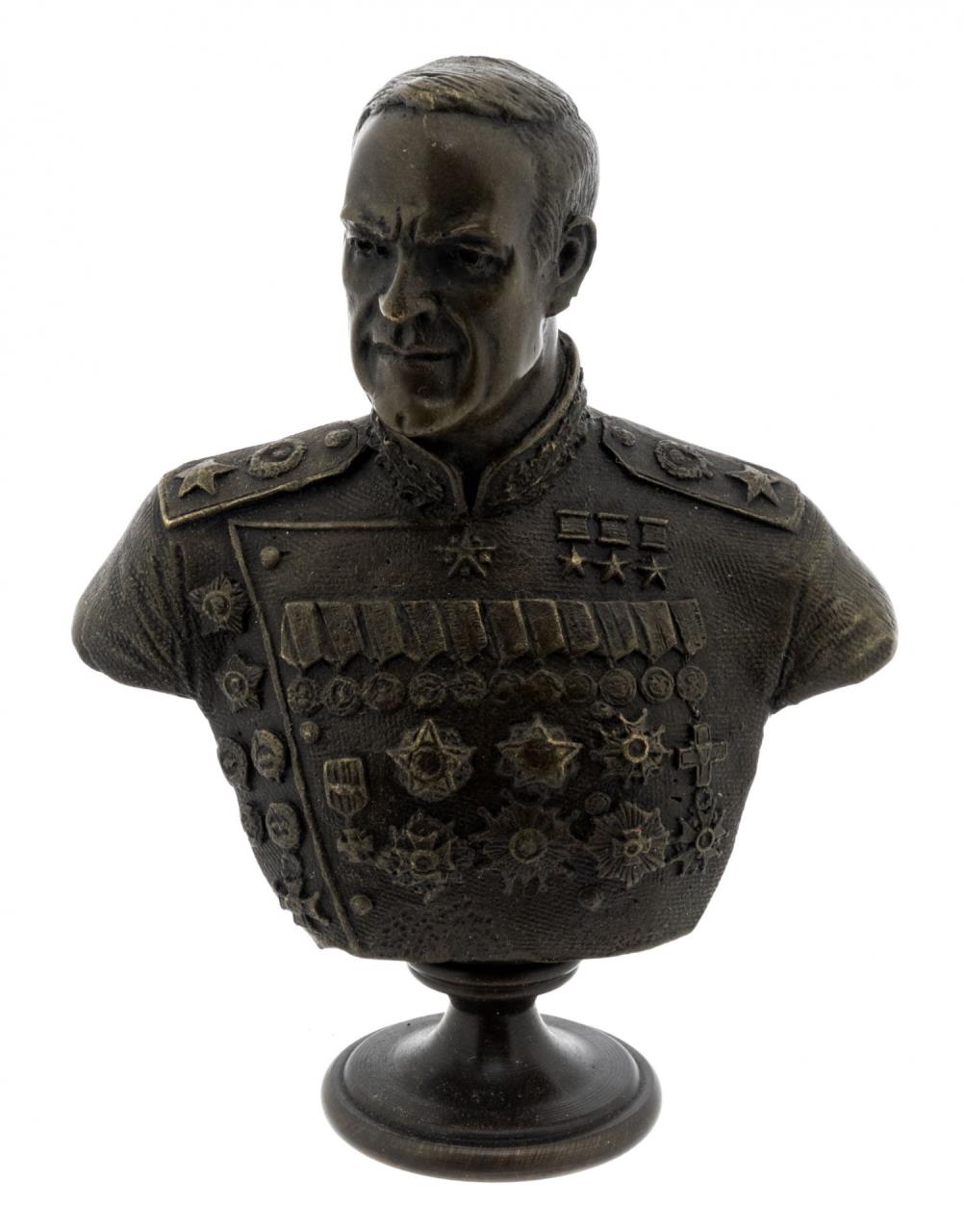 

Бюст "Г.К. Жуков", бронза, литье, Россия, 2020-2021 гг.