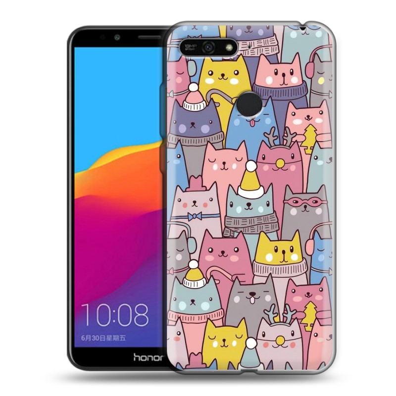 

Чехол для Huawei Y6 Prime 2018 с рисунком и защитой камеры, 69402