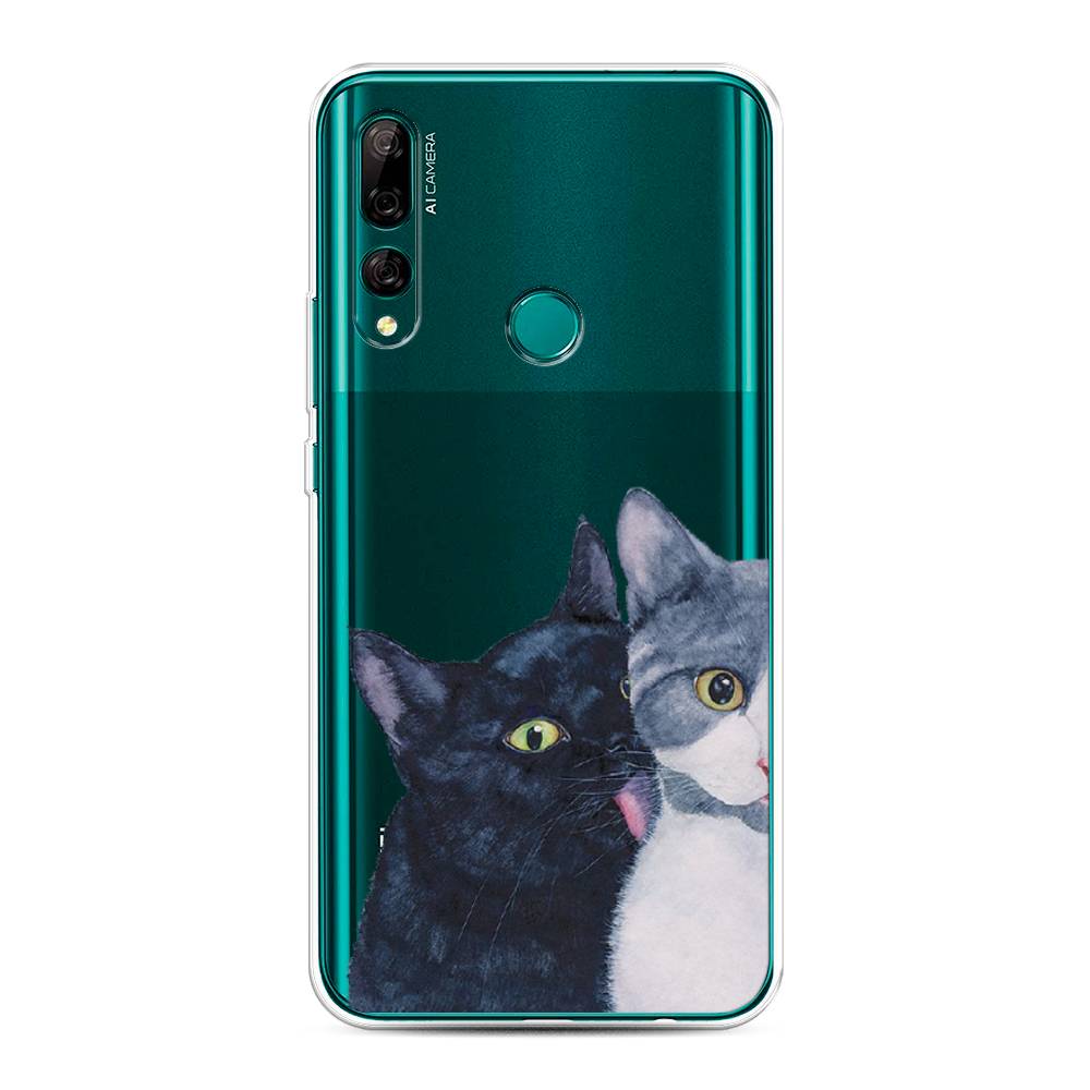 фото Чехол awog "кошачья любовь" для huawei y9 prime 2019