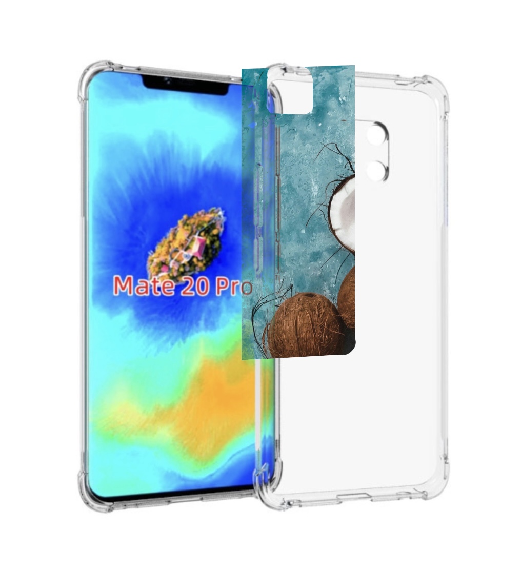 

Чехол MyPads красивые-кокосы для Huawei Mate 20 Pro/Mate 20 RS 6.39, Прозрачный, Tocco