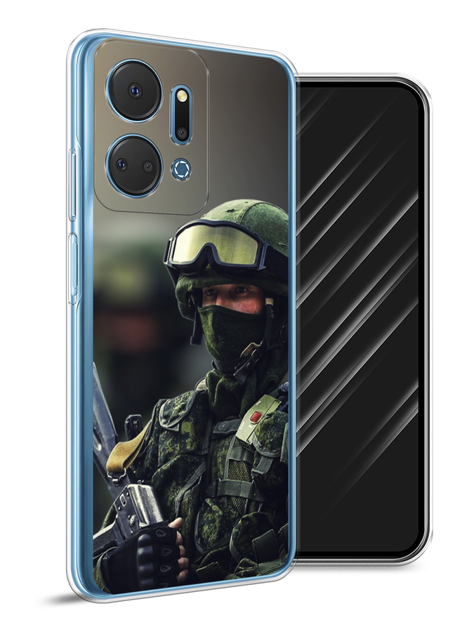 

Чехол Awog на Honor X7A Plus "Солдат", Зеленый;серый, 6121850-1