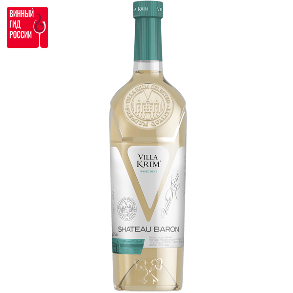 

Вино Villa Krim Shateau Baron белое полусладкое 0,75 л