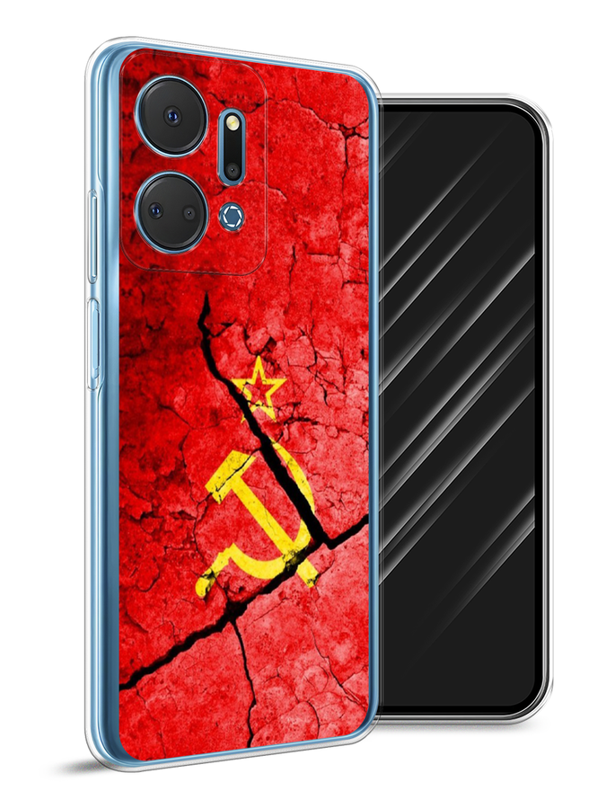 

Чехол Awog на Honor X7A Plus "СССР", Красный;черный;желтый, 6121850-1