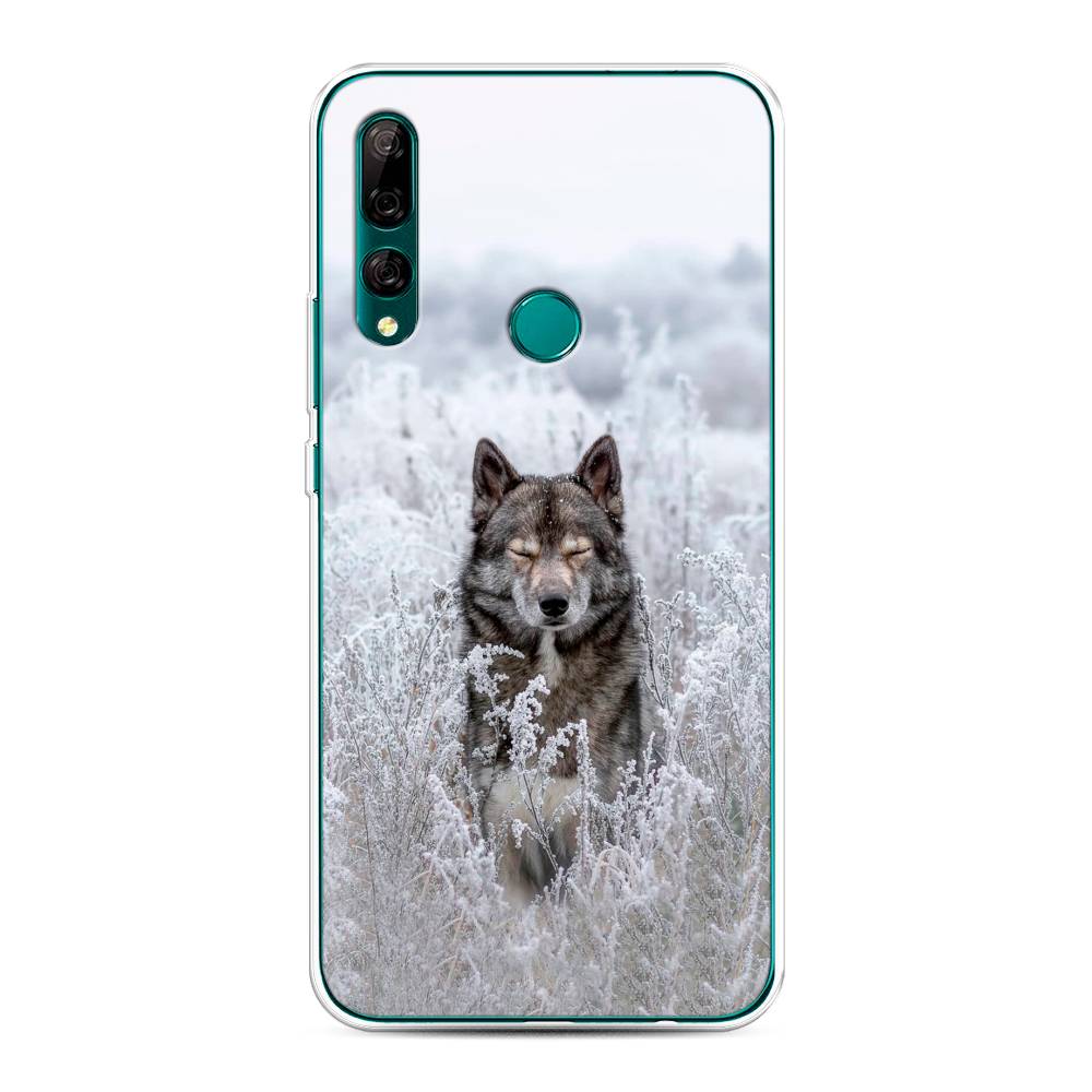 

Чехол Awog на Huawei Y9 Prime 2019 "Волк в поле", Белый;черный, 611950-1
