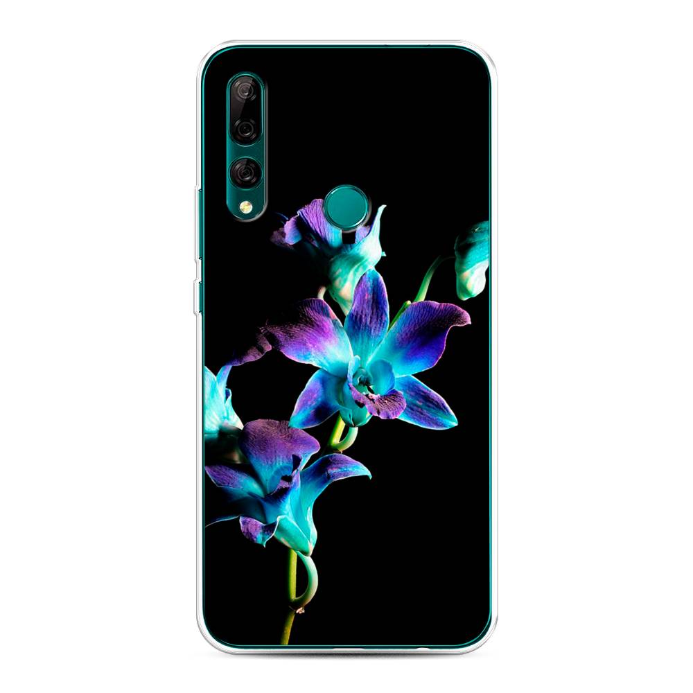 

Чехол Awog на Huawei Y9 Prime 2019 "Синий цветок на черном", Черный;голубой;синий, 611950-8