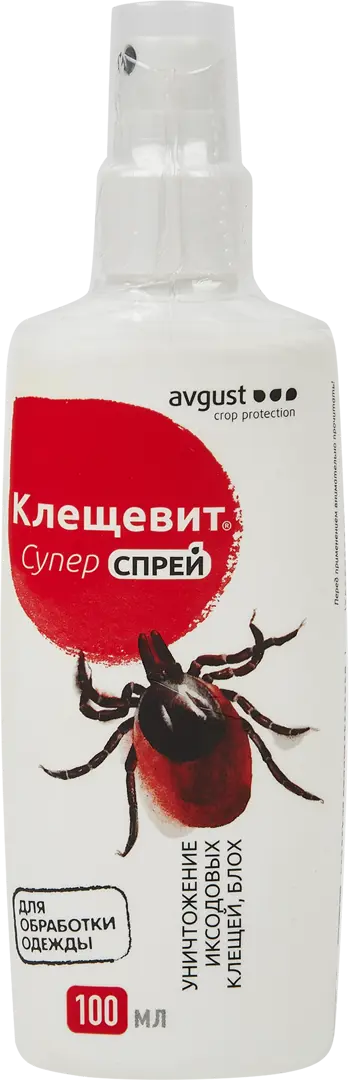 Спрей от насекомых Avgust Клещевит Супер SSS-82231997 100 мл