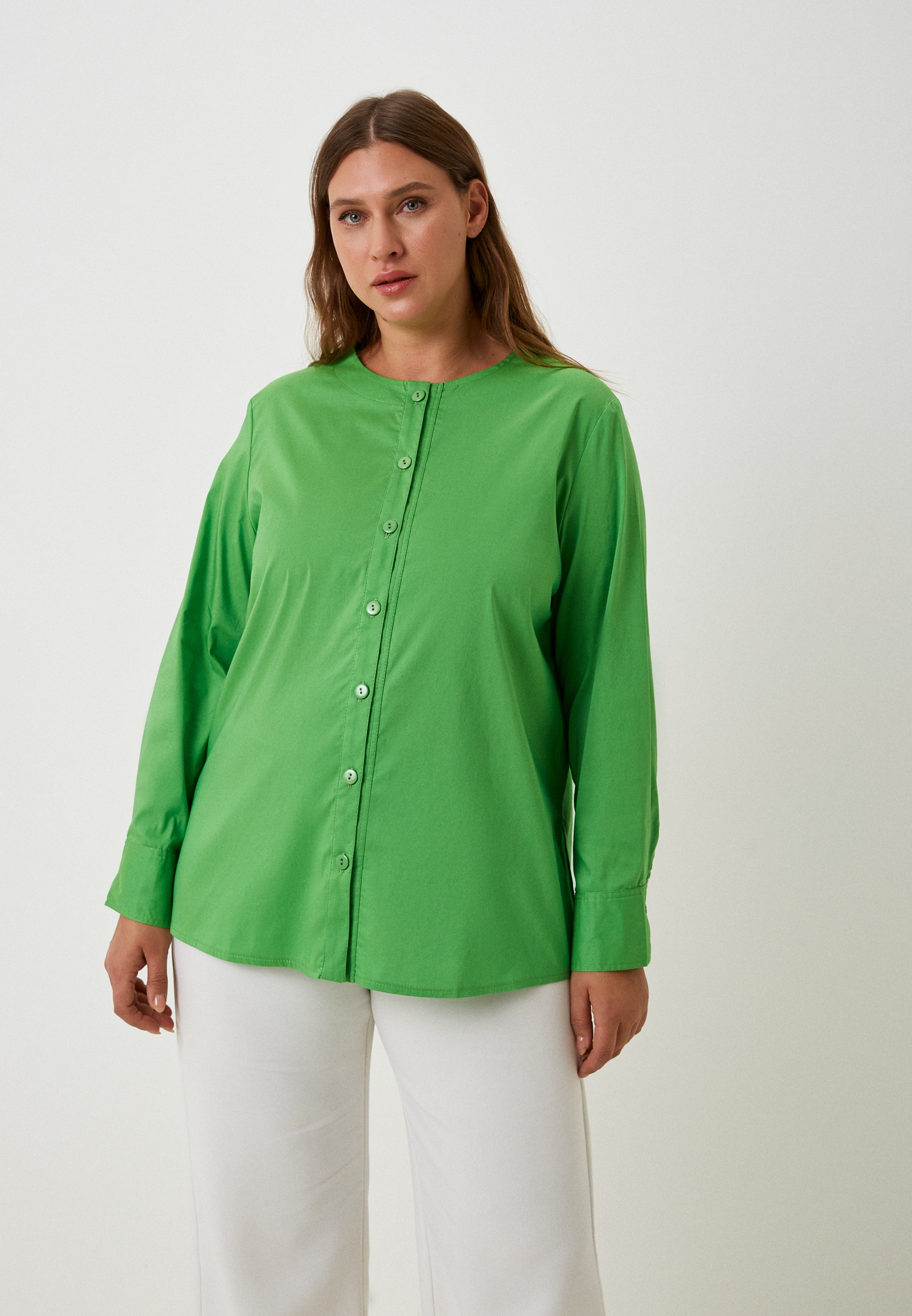 Блуза женская SVESTA C2912 зеленая 62 RU
