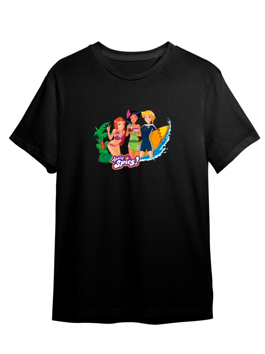 

Футболка унисекс СувенирShop Тотали спайс/Totally Spies/Мультсериал 3 черная L, Черный, "Тотали спайс/Totally Spies/Мультсериал" 3