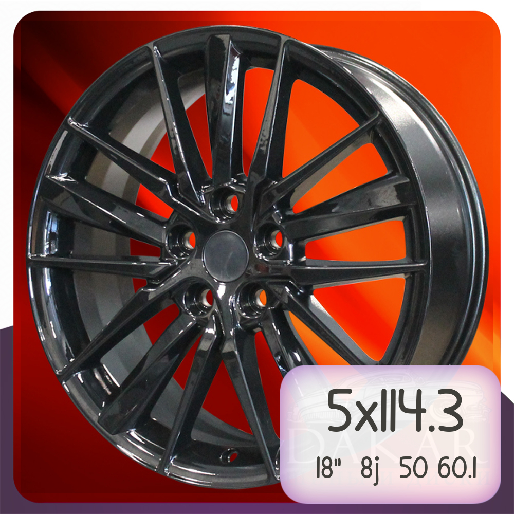 

Колесный диск Khomen Wheels KHW103402 18"-8j 5x114.3 ET50 DIA60.1 Black, KHW103402