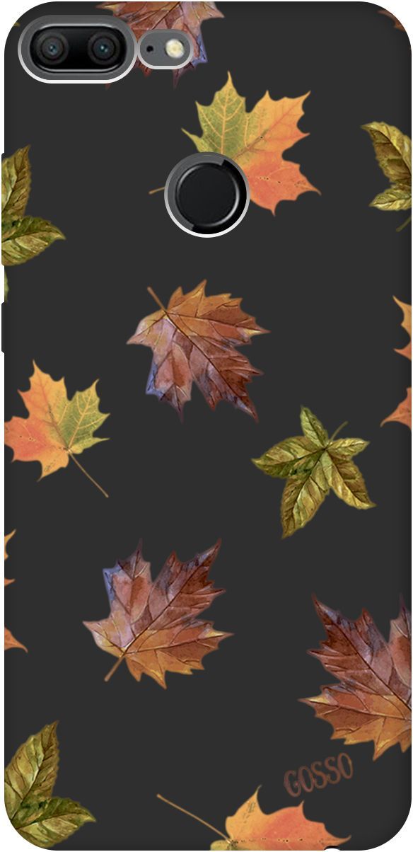 

Матовый чехол на Honor 9 Lite с принтом "Maple" черный, Черный;оранжевый, 2439