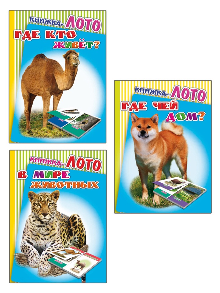 

Книга-лото Алфея Комплект из 3шт. 9785000334614