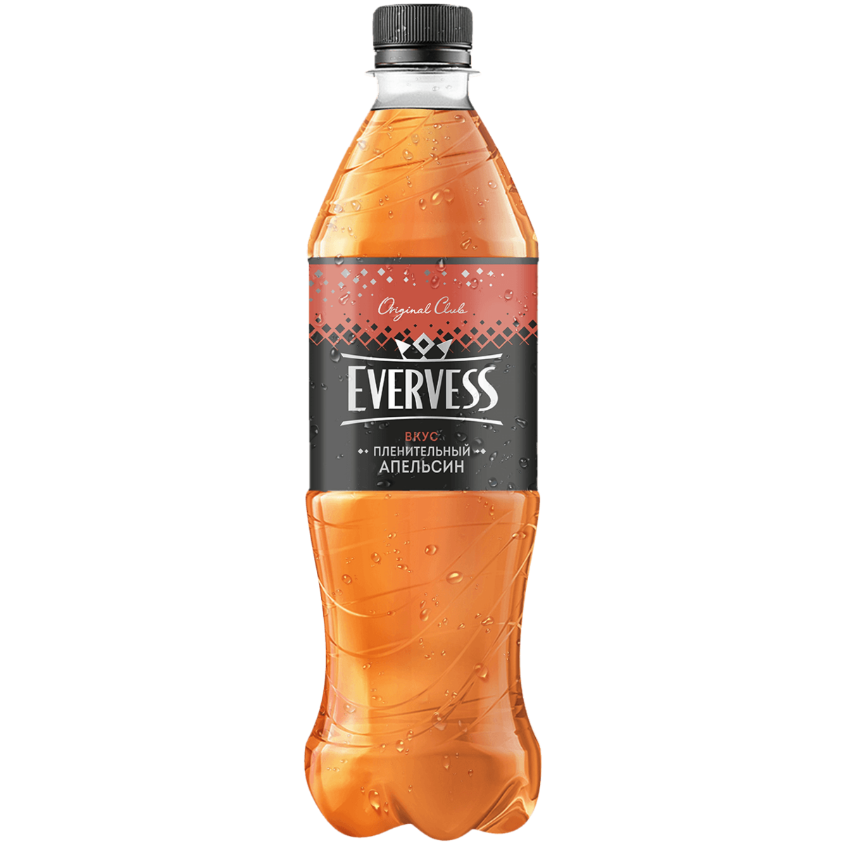Напиток газированный Evervess Апельсин 0,5 л ПЭТ