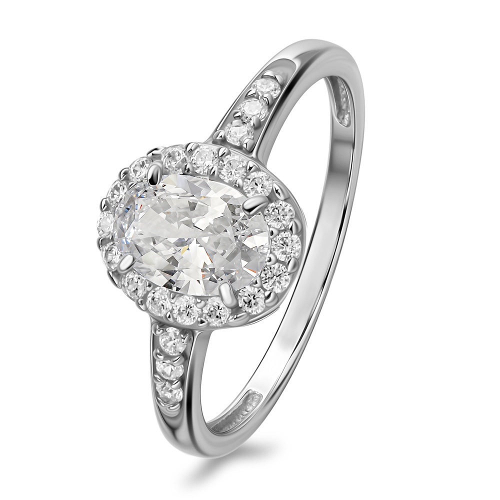 

Кольцо из серебра р. , 585Gold 701014576, фианит, 701014576