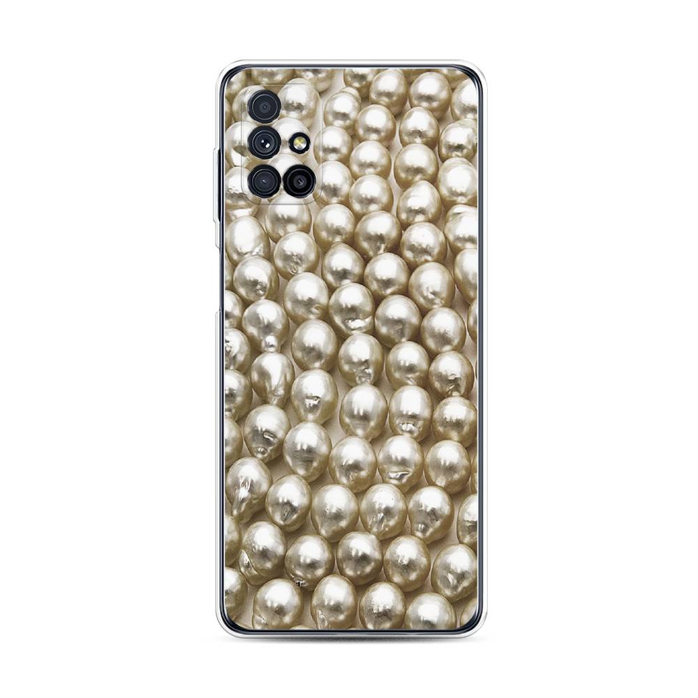 

Чехол на Samsung Galaxy M31s "Жемчуг", Бежевый, 2101450-3