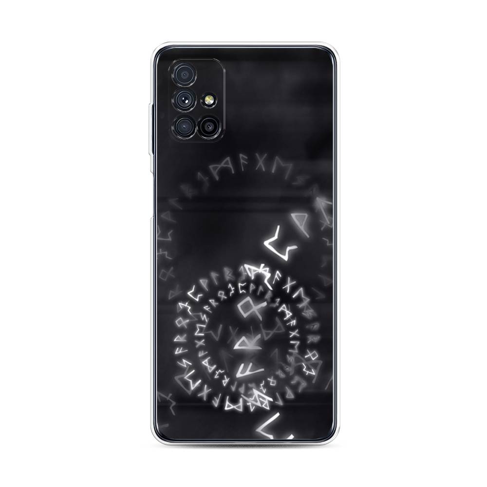 

Чехол на Samsung Galaxy M31s "Руны", Серый;черный, 2101450-3
