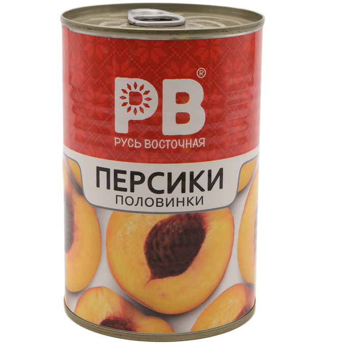 

Персики Русь Восточная половинки в сиропе 425 г