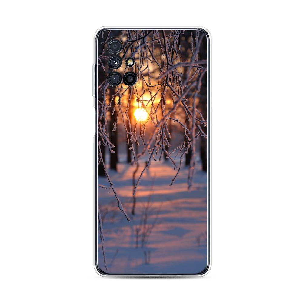 

Чехол на Samsung Galaxy M31s "Зима 7", Оранжевый;розовый;черный, 2101450-2