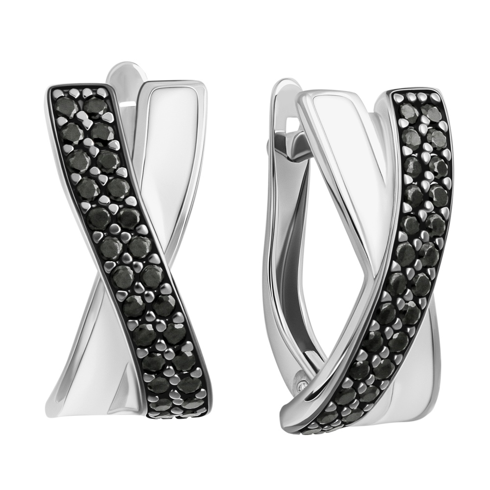 

Серьги из серебра 585Gold 702012512, шпинель, 702012512