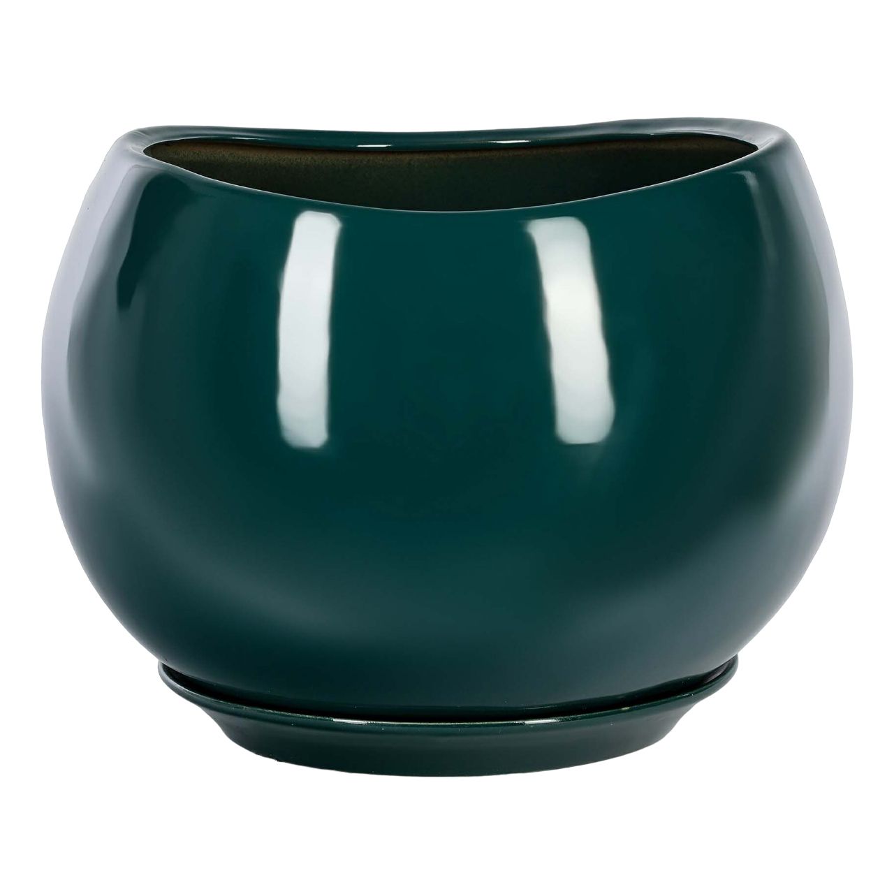 Горшок Гончар Адель 15 л 28 см малахит