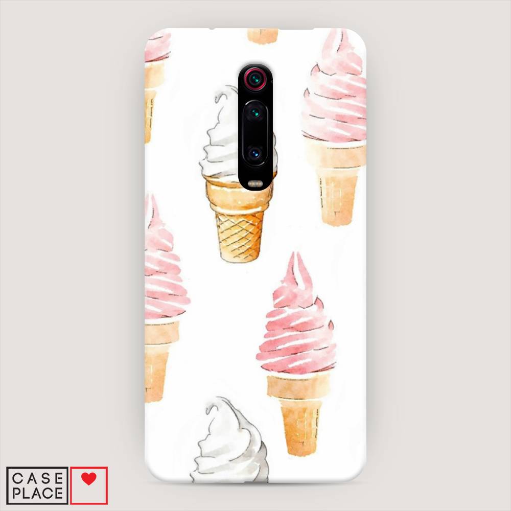 

Пластиковый чехол "Нарисованное мороженое" на Xiaomi Mi 9T, 35720-7