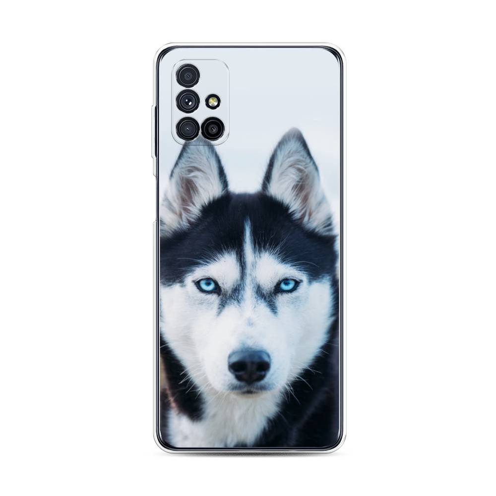 

Чехол на Samsung Galaxy M31s "Хаски 2", Синий;белый, 2101450-1