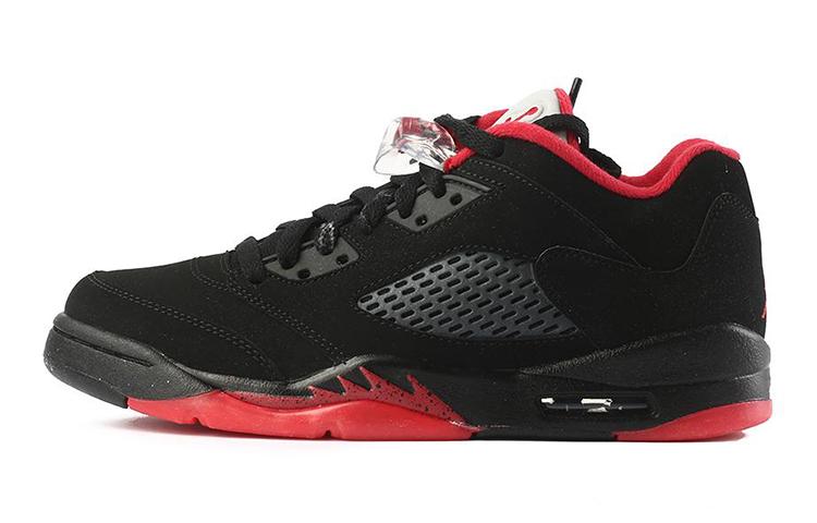 

Кеды унисекс Jordan Air Jordan 5 Retro Low Alternate 90 GS 2017 черные 35.5 EU, Черный, Air Jordan 5 Retro Low Alternate 90 GS 2017