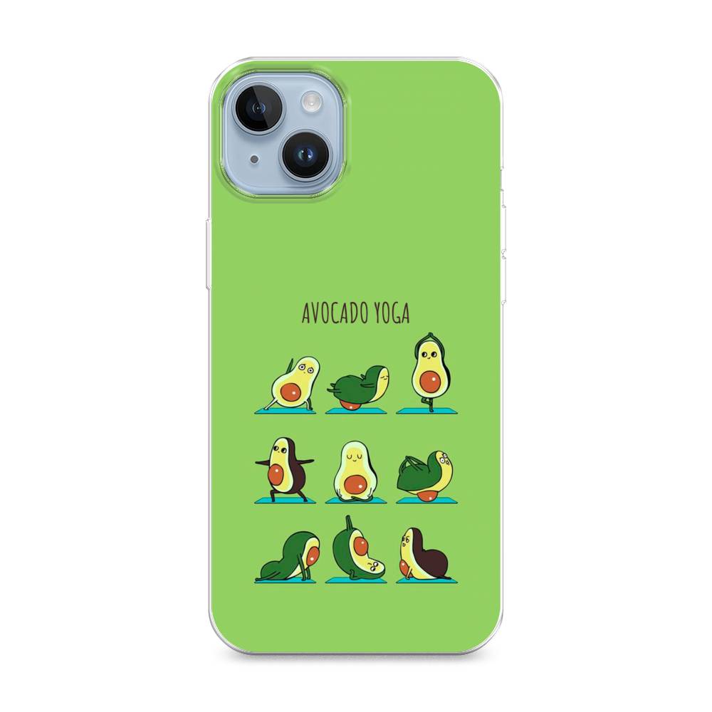 

Чехол Awog на Apple iPhone 14 / Айфон 14 "Авокадо йога", 15150-10